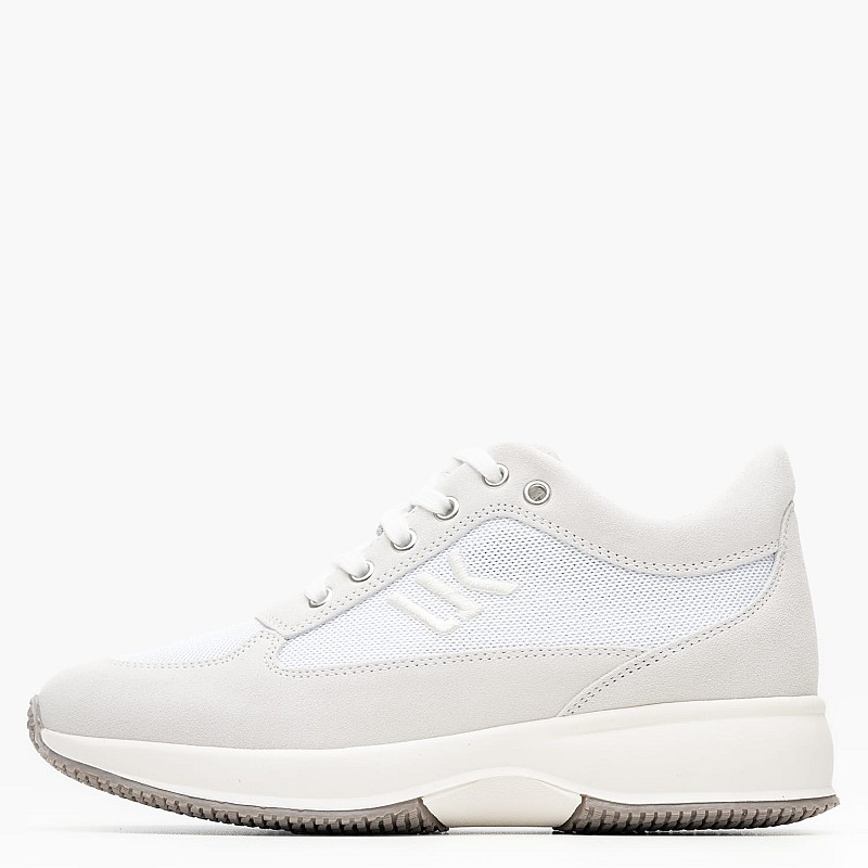 Women Casual Shoes Raul.Ν White Leather-Fabric Lumberjack