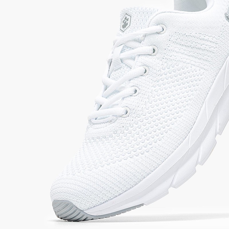Women Casual Shoes Sport.Connect White Fabric Lumberjack