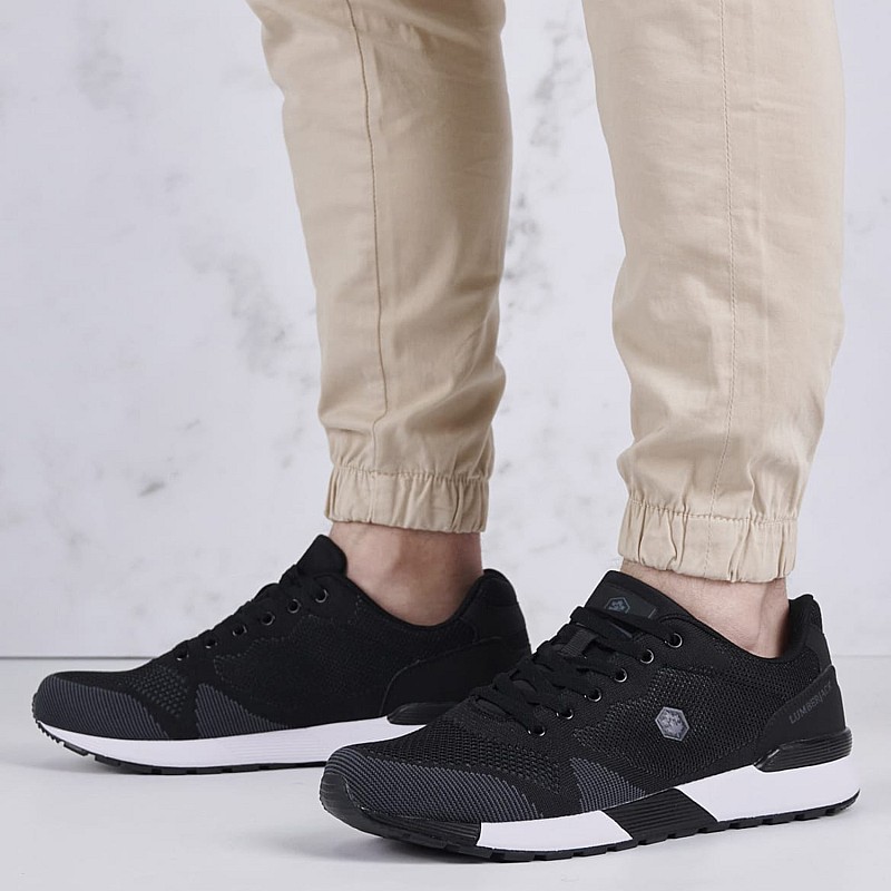 Men Casual Shoes Vendor Black Fabric Lumberjack