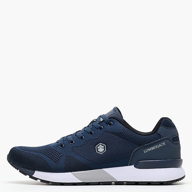 Men Casual Shoes Vendor Blue Fabric Lumberjack