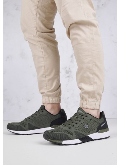 Ανδρικά Παπούτσια Casual Vendor Πράσινο Ύφασμα Lumberjack