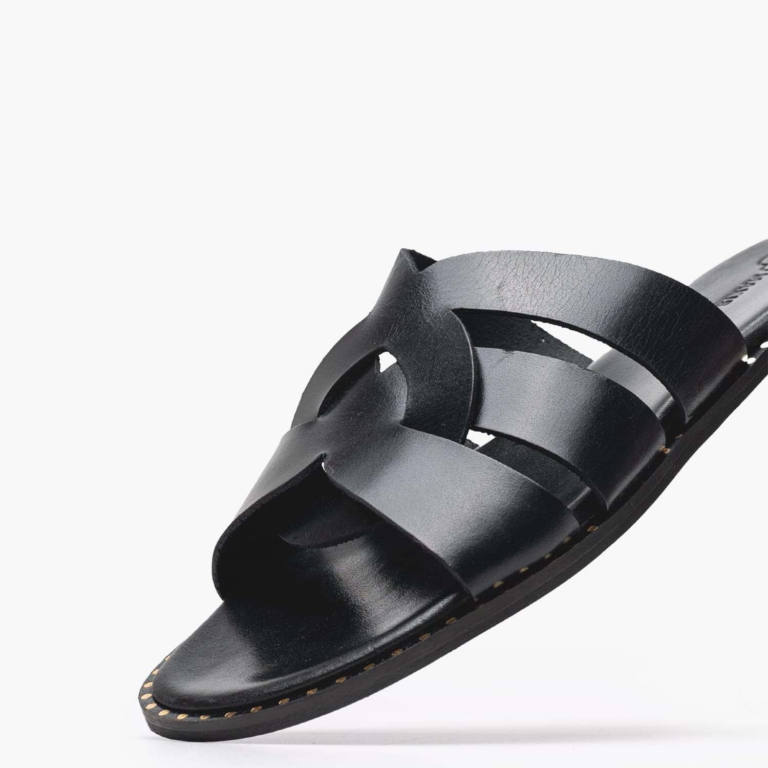 Γυναικεία Flats 04.035 Μαύρο Δέρμα Makis Kotris