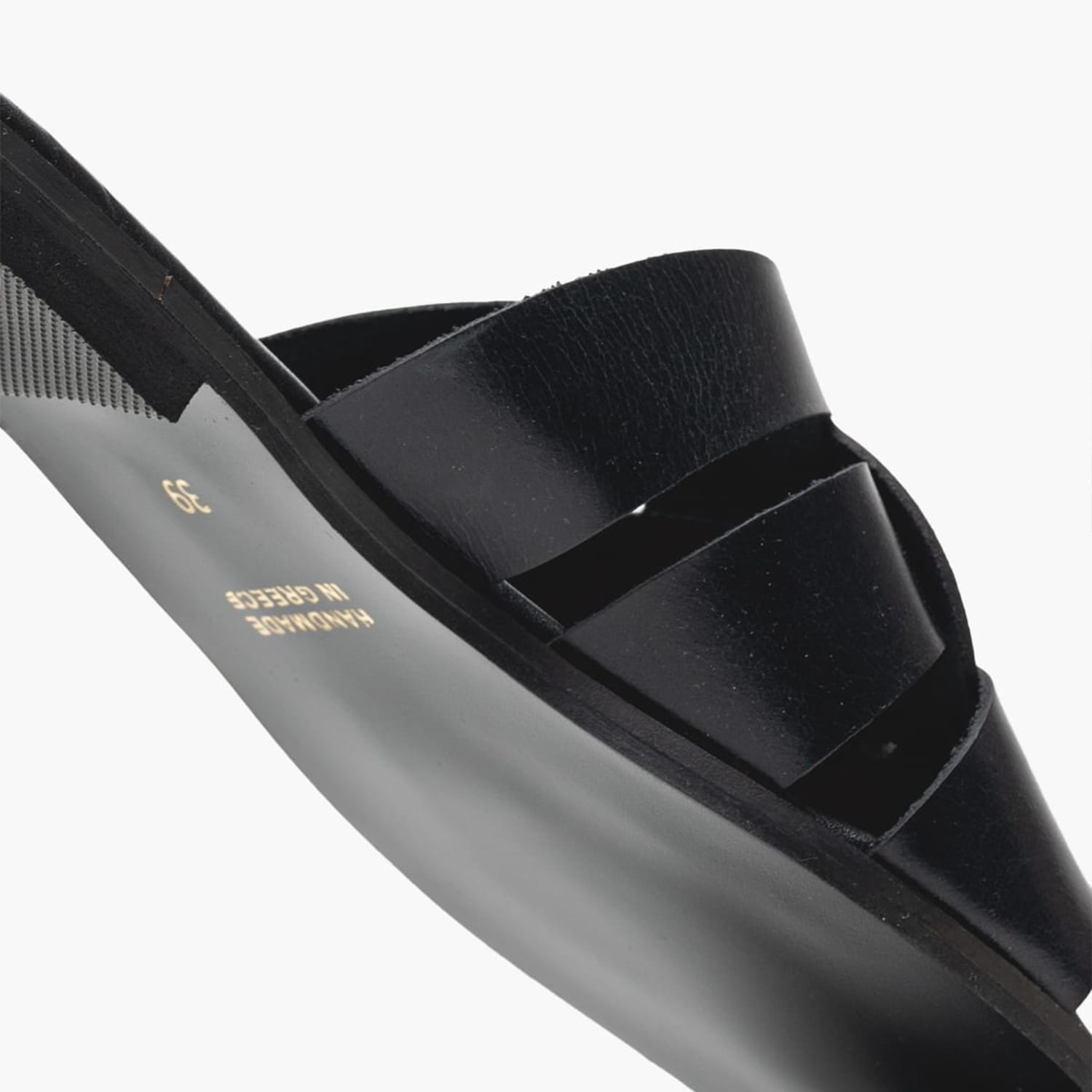 Women Flats 04.035 Black Leather MAKIS KOTRIS Women Flats 04.035 Black Leather MAKIS KOTRIS