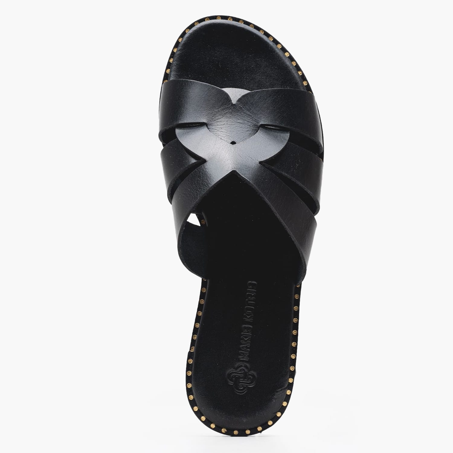 Women Flats 04.035 Black Leather MAKIS KOTRIS Women Flats 04.035 Black Leather MAKIS KOTRIS