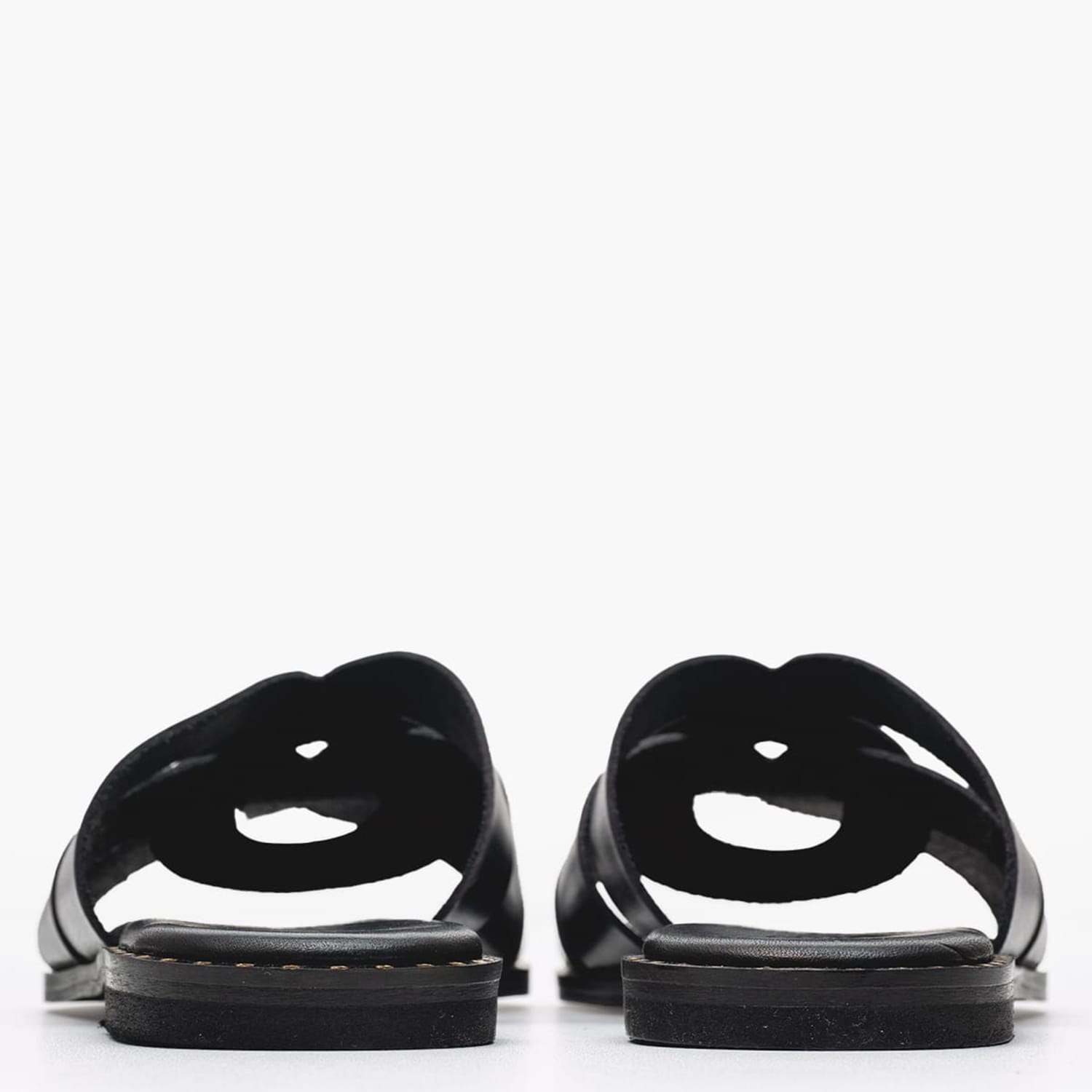 Women Flats 04.035 Black Leather MAKIS KOTRIS Women Flats 04.035 Black Leather MAKIS KOTRIS