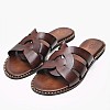 Women Flats 04.035 Brown Leather MAKIS KOTRIS Women Flats 04.035 Brown Leather MAKIS KOTRIS
