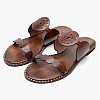 Women Flats 04.050 Brown Leather MAKIS KOTRIS Women Flats 04.050 Brown Leather MAKIS KOTRIS