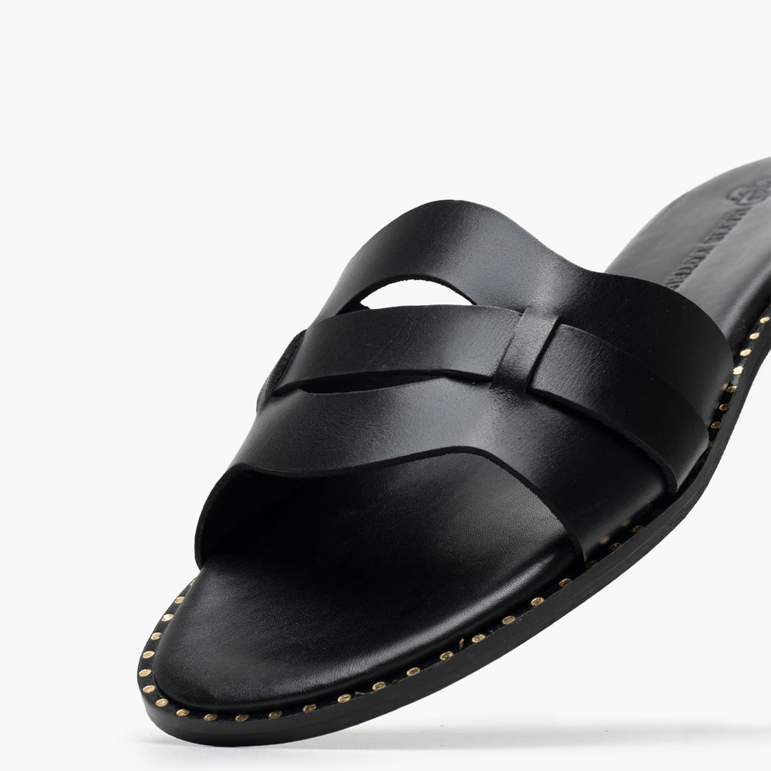 Γυναικεία Flats 04.057 Μαύρο Δέρμα Makis Kotris