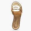 Women Flats 04.057 Gold Leather MAKIS KOTRIS Women Flats 04.057 Gold Leather MAKIS KOTRIS