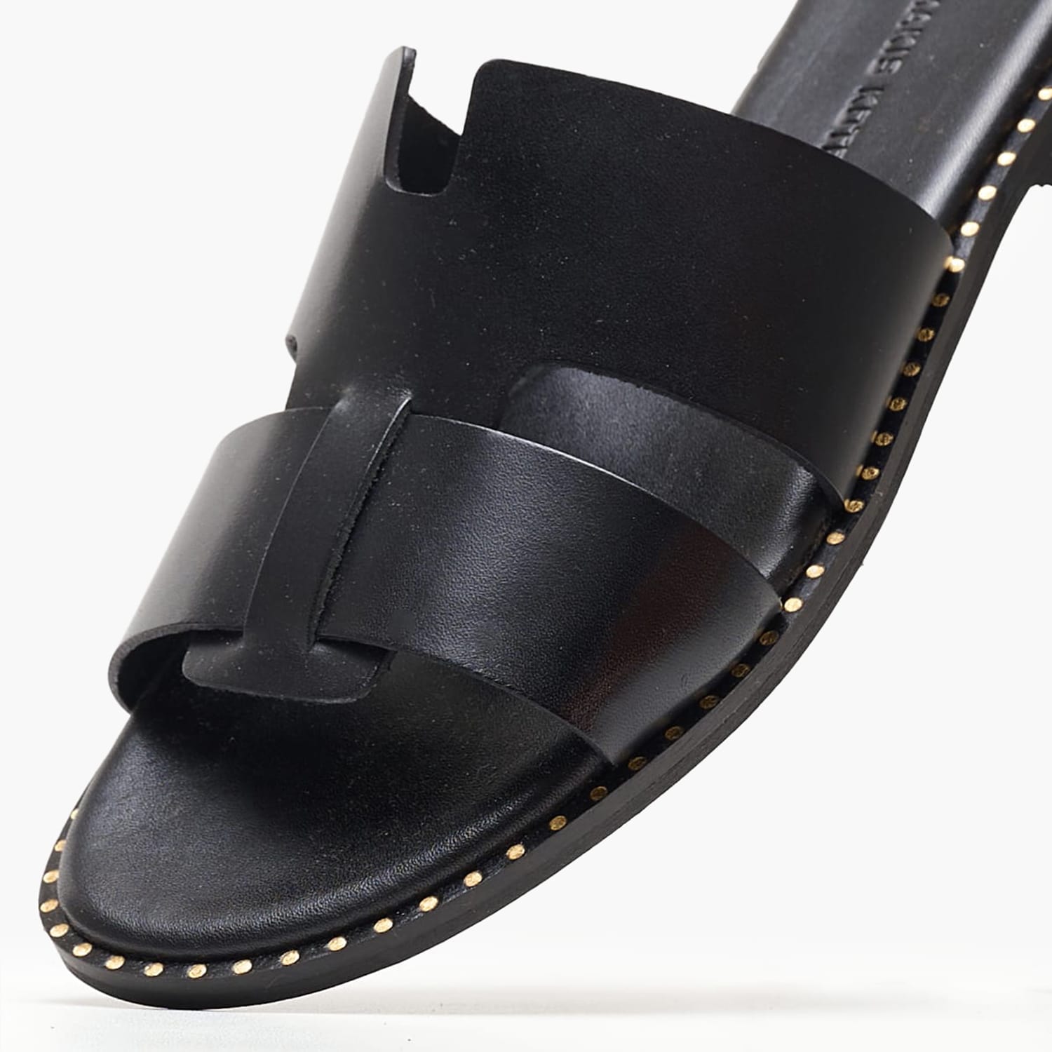 Women Flats 04.555 Black Leather MAKIS KOTRIS Women Flats 04.555 Black Leather MAKIS KOTRIS