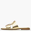 Women Flats 04.555 Gold Leather MAKIS KOTRIS Women Flats 04.555 Gold Leather MAKIS KOTRIS