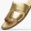 Women Flats 04.555 Gold Leather MAKIS KOTRIS Women Flats 04.555 Gold Leather MAKIS KOTRIS