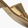 Women Flats 04.555 Gold Leather MAKIS KOTRIS Women Flats 04.555 Gold Leather MAKIS KOTRIS