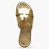 Women Flats 04.555 Gold Leather MAKIS KOTRIS Women Flats 04.555 Gold Leather MAKIS KOTRIS
