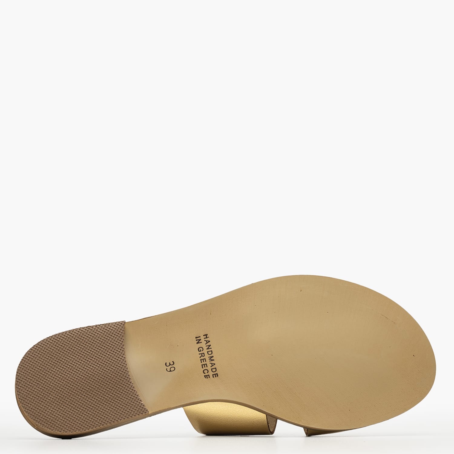 Women Flats 04.555 Gold Leather MAKIS KOTRIS Women Flats 04.555 Gold Leather MAKIS KOTRIS