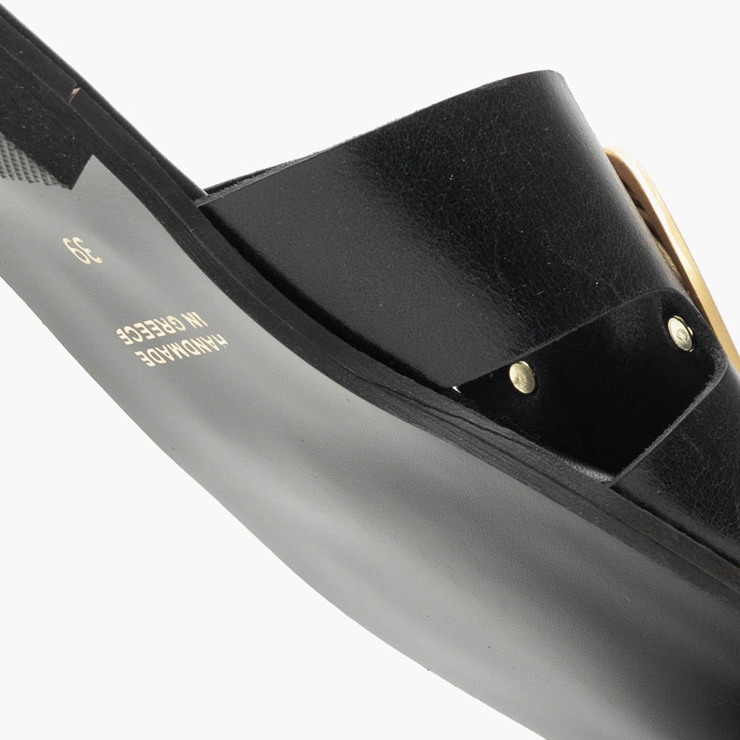 Women Flats 04.631 Black Leather MAKIS KOTRIS Women Flats 04.631 Black Leather MAKIS KOTRIS