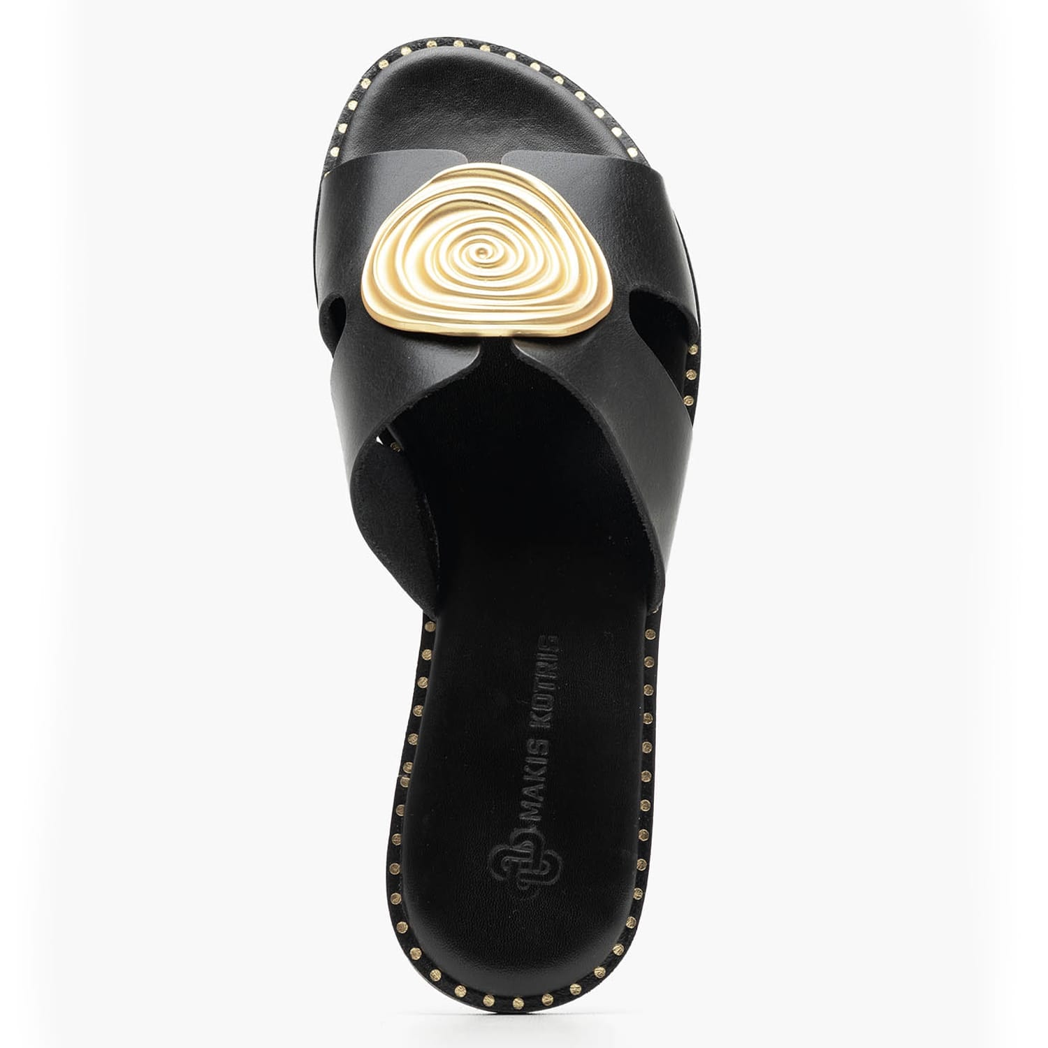 Women Flats 04.631 Black Leather MAKIS KOTRIS Women Flats 04.631 Black Leather MAKIS KOTRIS