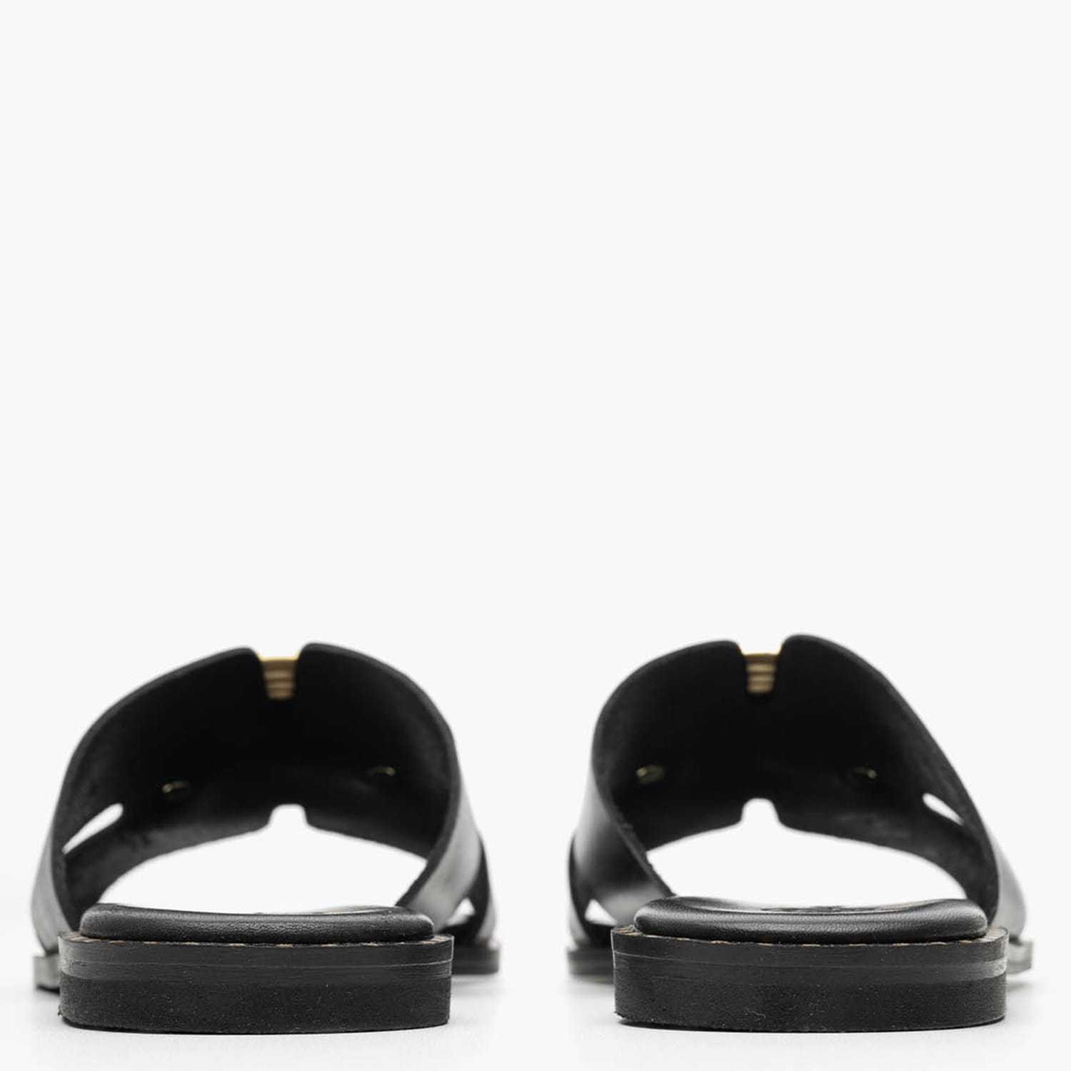 Women Flats 04.631 Black Leather MAKIS KOTRIS Women Flats 04.631 Black Leather MAKIS KOTRIS