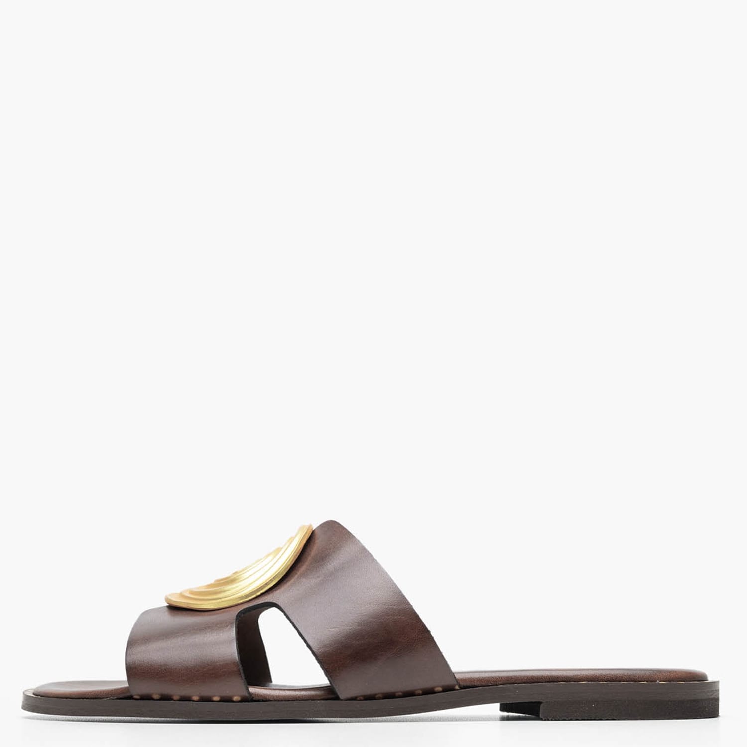 Γυναικεία Flats 04.631 Καφέ Δέρμα Makis Kotris