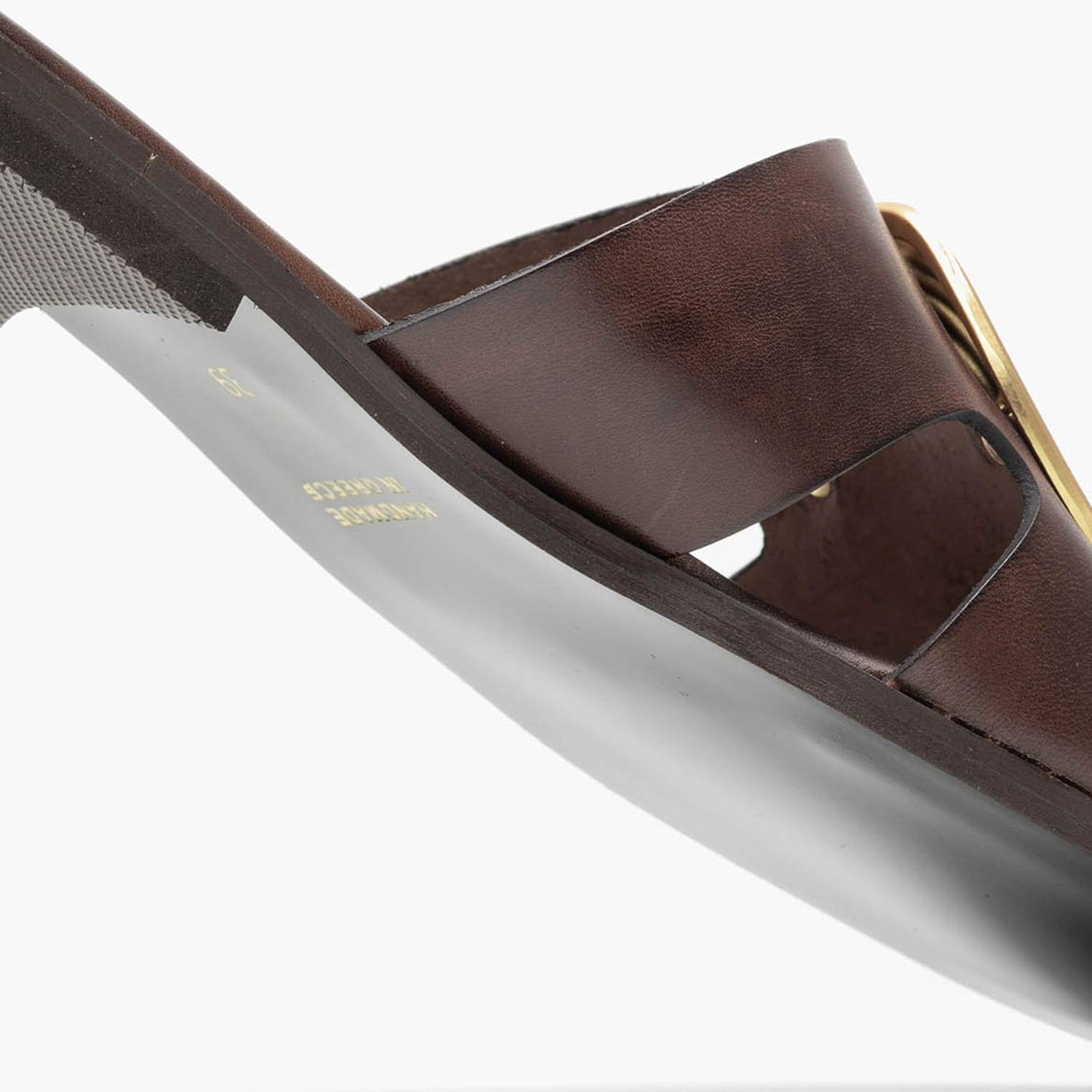 Women Flats 04.631 Brown Leather MAKIS KOTRIS Women Flats 04.631 Brown Leather MAKIS KOTRIS