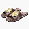 Women Flats 04.631 Brown Leather MAKIS KOTRIS Women Flats 04.631 Brown Leather MAKIS KOTRIS
