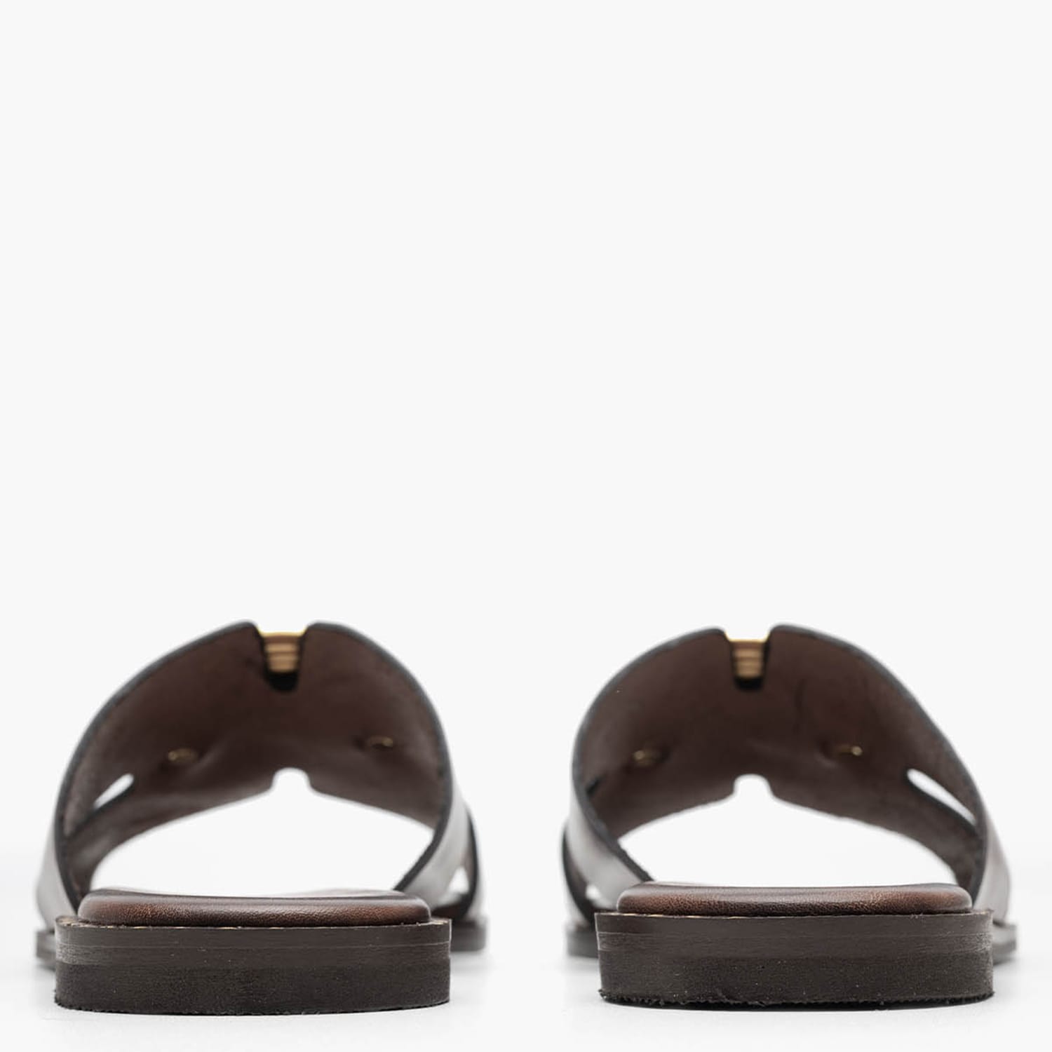 Women Flats 04.631 Brown Leather MAKIS KOTRIS Women Flats 04.631 Brown Leather MAKIS KOTRIS