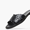 Women Flats 04.902X Black Leather MAKIS KOTRIS