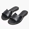 Women Flats 04.902X Black Leather MAKIS KOTRIS