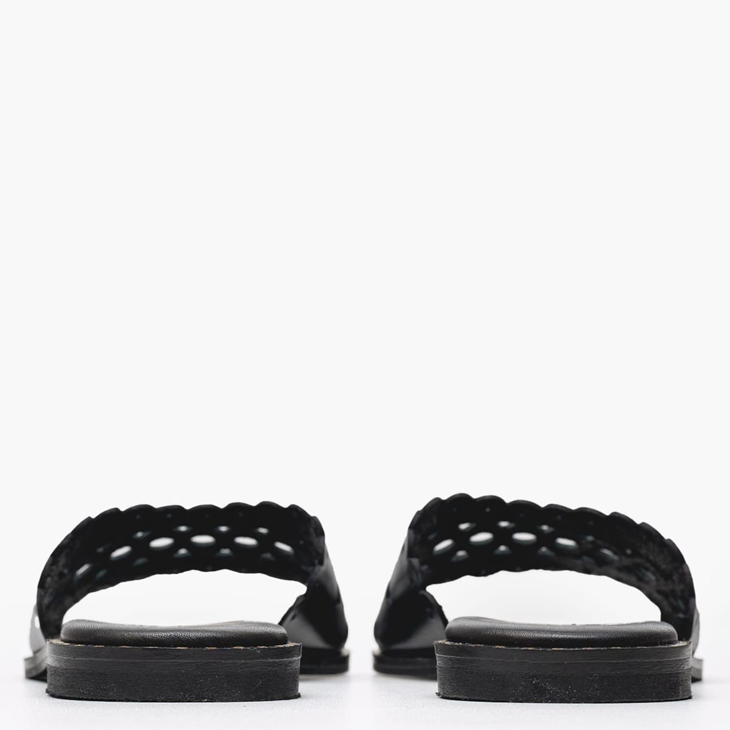 Women Flats 04.902X Black Leather MAKIS KOTRIS