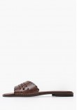 Γυναικεία Flats 04.902X Καφέ Δέρμα Makis Kotris