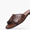 Γυναικεία Flats 04.902X Καφέ Δέρμα Makis Kotris