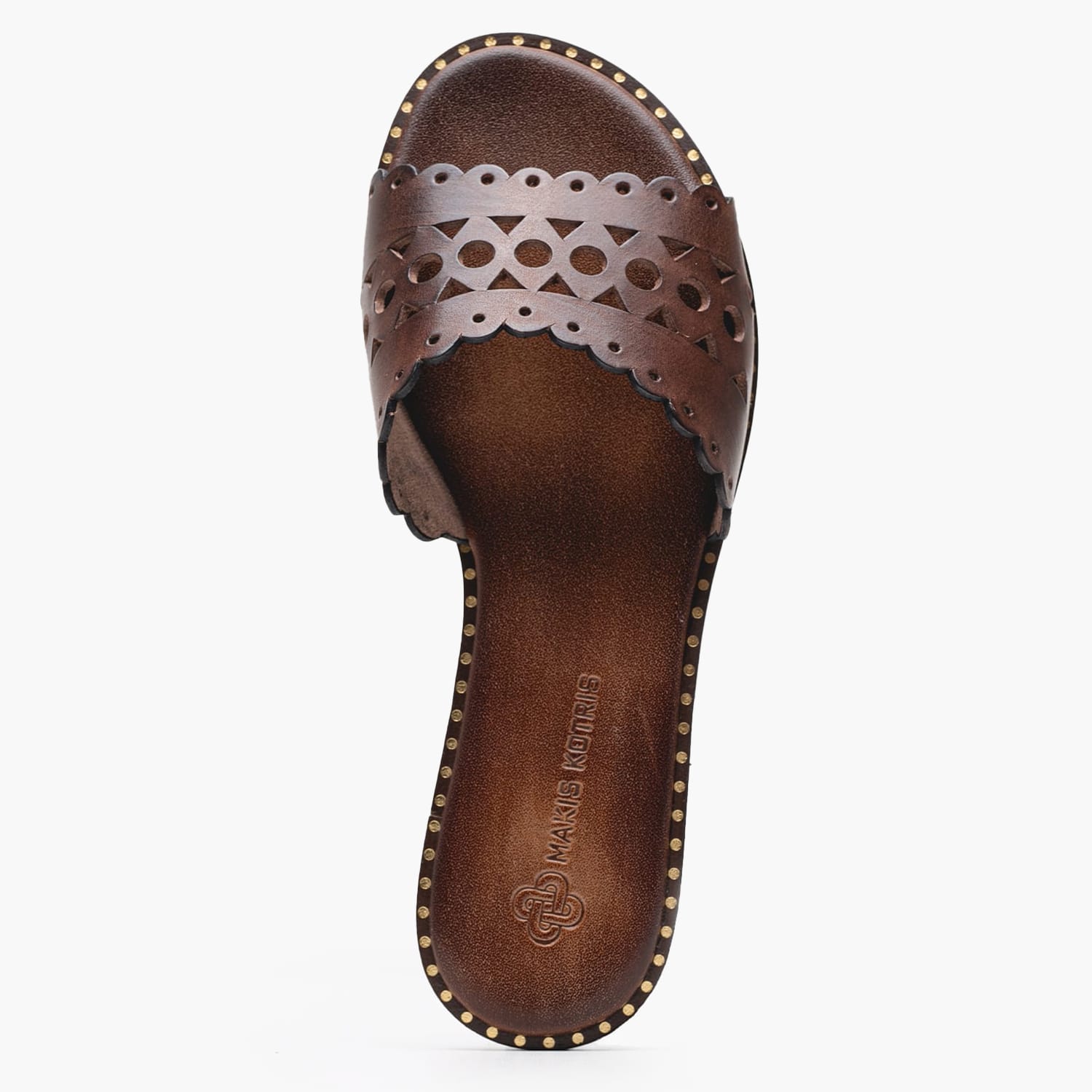 Γυναικεία Flats 04.902X Καφέ Δέρμα Makis Kotris