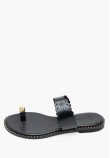 Women Flats 04.904 Black Leather MAKIS KOTRIS
