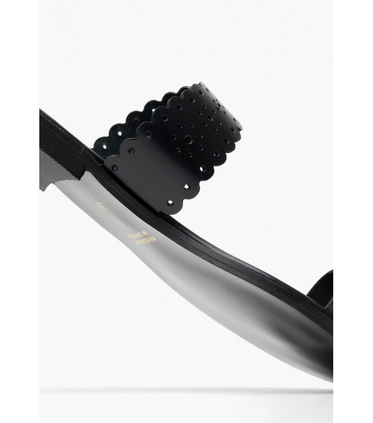 Women Flats 04.904 Black Leather MAKIS KOTRIS Women Flats 04.904 Black Leather MAKIS KOTRIS