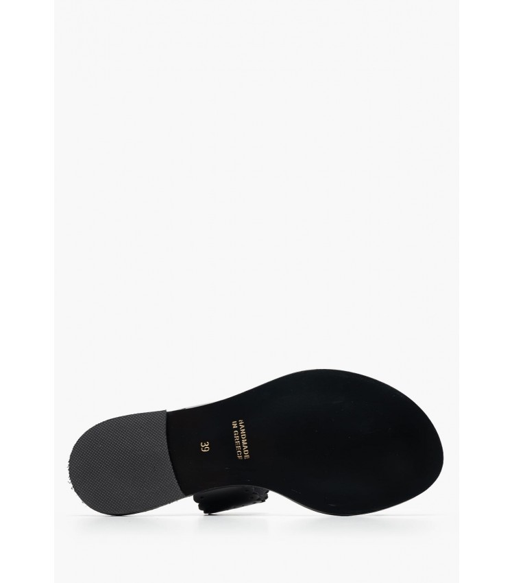 Women Flats 04.904 Black Leather MAKIS KOTRIS Women Flats 04.904 Black Leather MAKIS KOTRIS