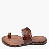 Women Flats 04.904 Brown Leather MAKIS KOTRIS Women Flats 04.904 Brown Leather MAKIS KOTRIS