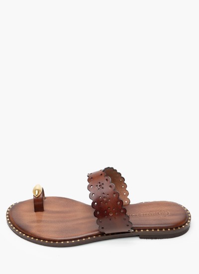Women Flats 04.035 Black Leather MAKIS KOTRIS