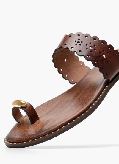 Women Flats 04.035 Black Leather MAKIS KOTRIS