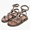 Women Flats 14.735.S Brown Leather MAKIS KOTRIS Women Flats 14.735.S Brown Leather MAKIS KOTRIS
