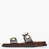 Women Flats 14.857 Brown Leather MAKIS KOTRIS Women Flats 14.857 Brown Leather MAKIS KOTRIS