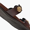 Women Flats 14.857 Brown Leather MAKIS KOTRIS Women Flats 14.857 Brown Leather MAKIS KOTRIS