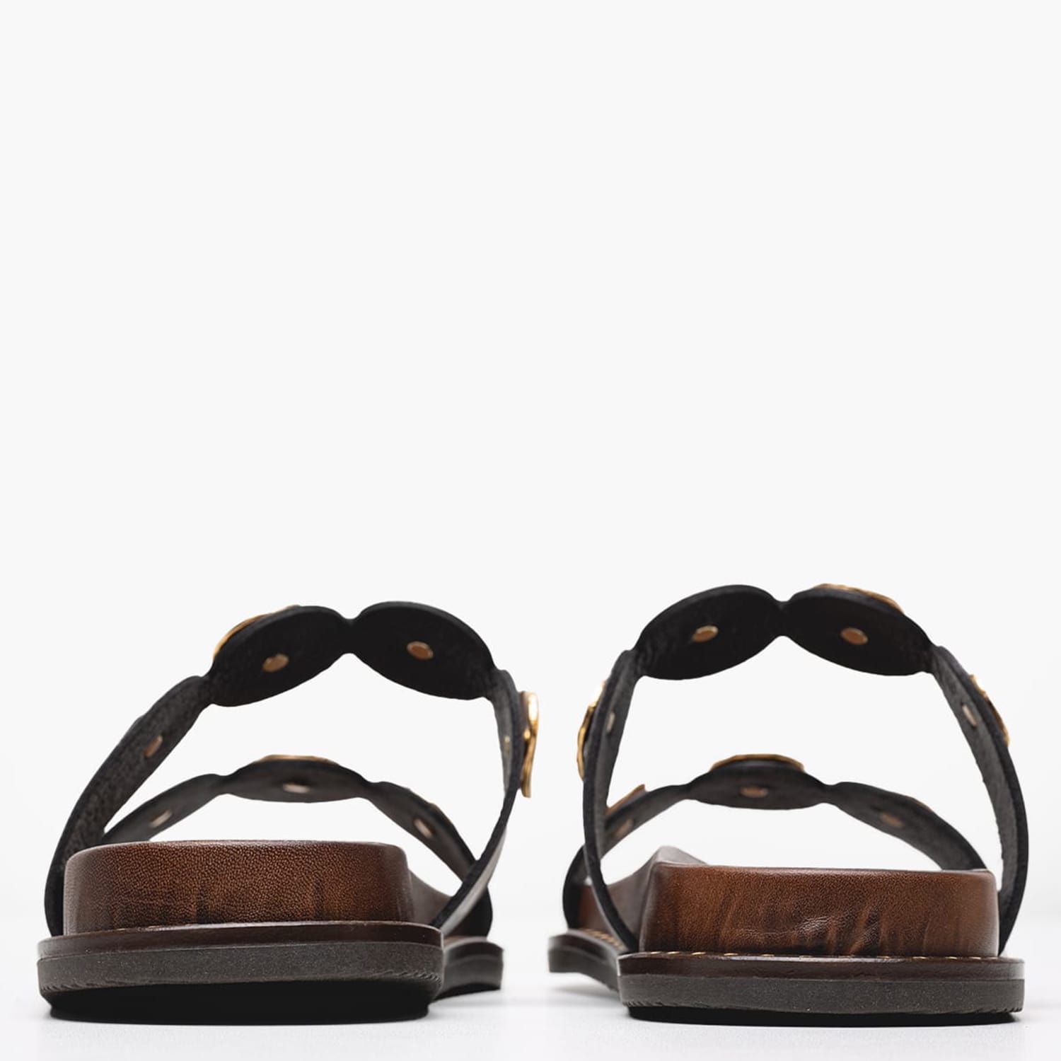 Women Flats 14.857 Brown Leather MAKIS KOTRIS Women Flats 14.857 Brown Leather MAKIS KOTRIS