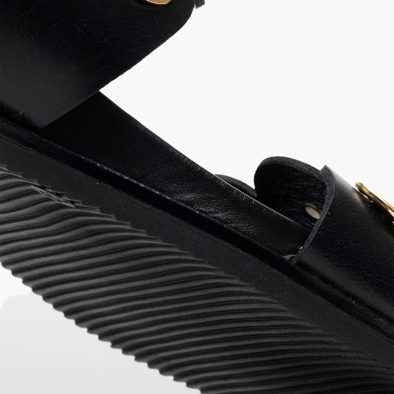 Γυναικεία Flats 14.858 Μαύρο Δέρμα Makis Kotris