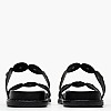 Γυναικεία Flats 14.858 Μαύρο Δέρμα Makis Kotris