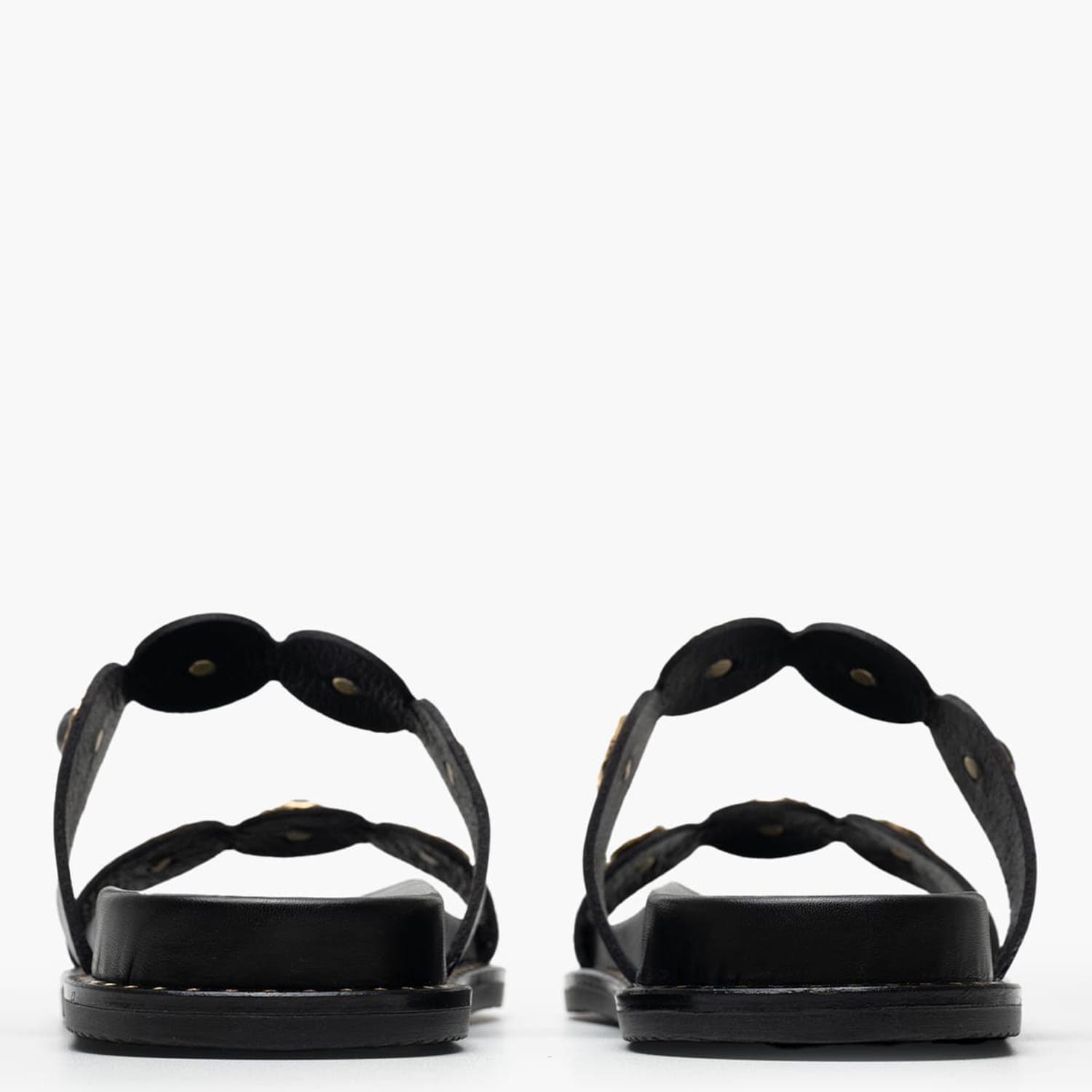 Γυναικεία Flats 14.858 Μαύρο Δέρμα Makis Kotris