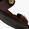 Γυναικεία Flats 14.858 Καφέ Δέρμα Makis Kotris