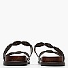Γυναικεία Flats 14.858 Καφέ Δέρμα Makis Kotris