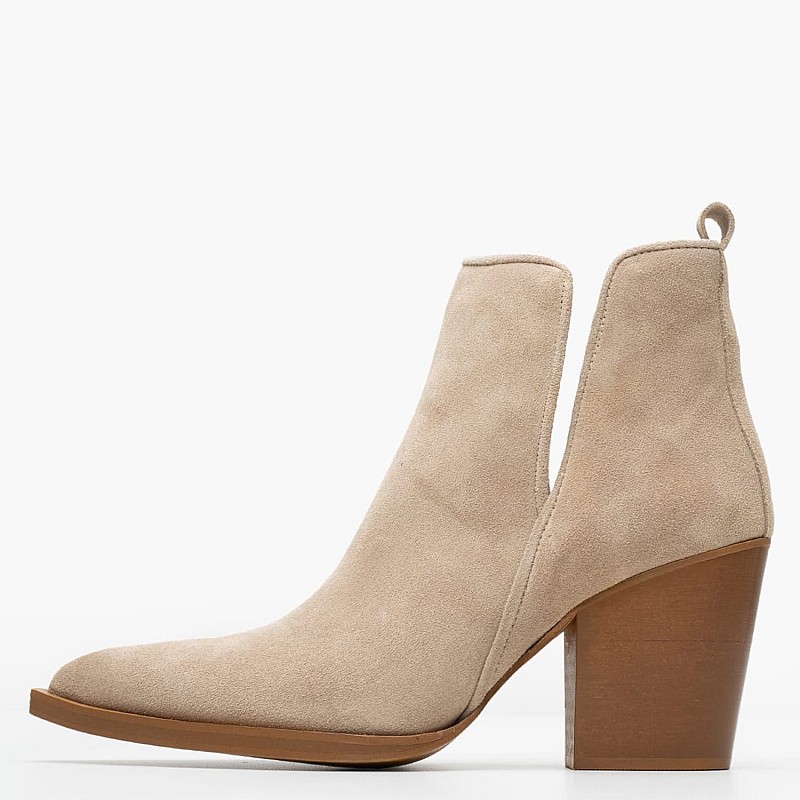Women Boots 16.040 Beige Buckskin MAKIS KOTRIS