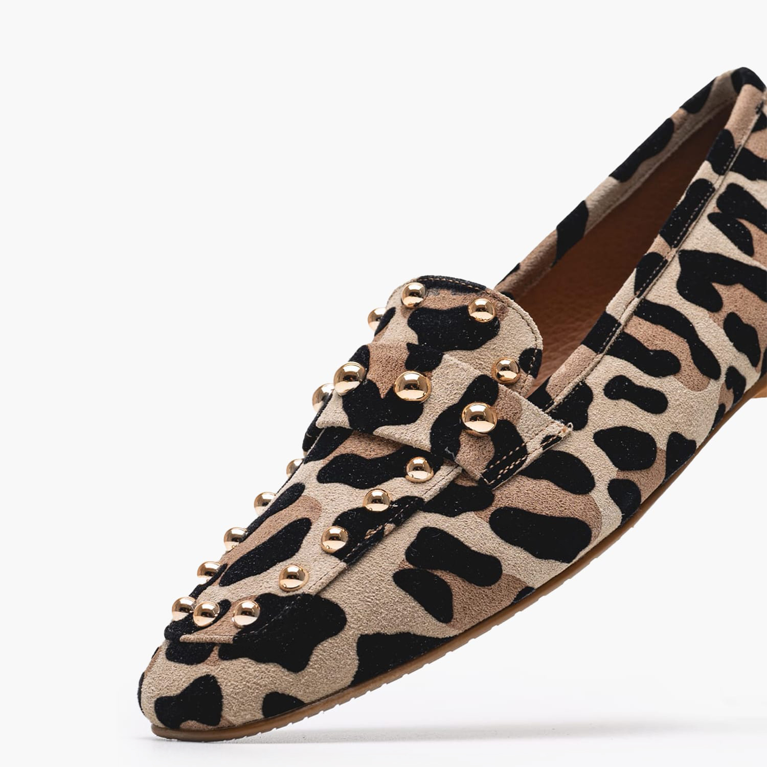 Γυναικεία Μοκασίνια K.001 Leopard Δέρμα Makis Kotris