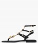 Women Flats K.070 Black Leather MAKIS KOTRIS Women Flats K.070 Black Leather MAKIS KOTRIS